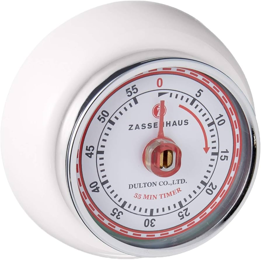 Amazon.com: Zassenhaus Magnetic Retro Kitchen Timer, Classic